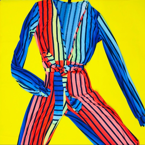 Multicolored Jumpsuit (NEVER WORN) - Picture 2 of 4